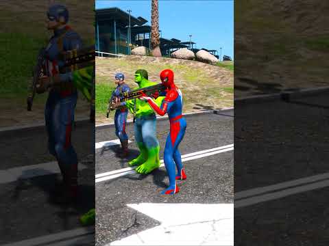 GTA V Spider Man and Hulk Baby is Kidnaped, And Deadgirl Ending #shorts #gta5 #hulk #spiderman