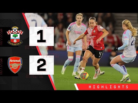 WOMEN'S HIGHLIGHTS: Saints 1-2 Arsenal | FA Continental Tyres Women's League Cup