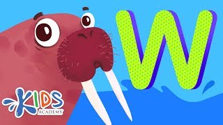 Letter W video for kids