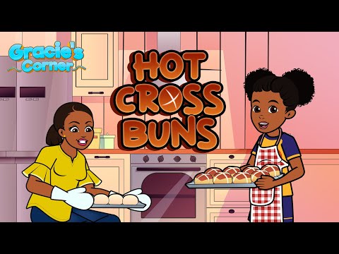 Hot Cross Buns | Gracie’s Corner | Nursery Rhymes + Kids Songs