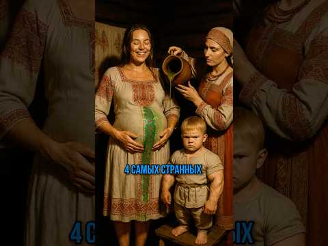 4 Самых Странных Обычаев у Беременных на Руси! #история