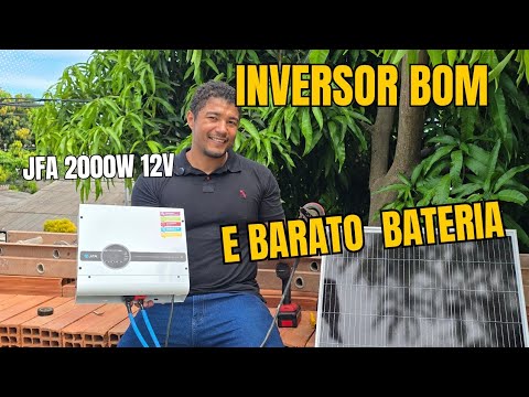 Novo inversor JFA bom é barato para energia solar