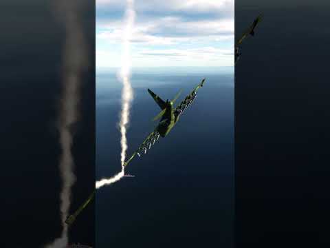 Su-25 attacks battleship | DCS