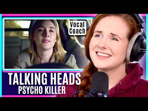 New Talking Heads Music Video?! | Vocal Coach Analysis | Psycho Killer Reaction