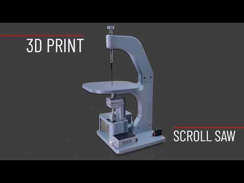 Let's Make a Scroll Saw With a 3D Printer