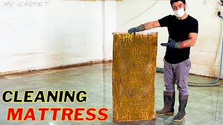 Incredible Amounts Of Brown Goo Came Out Of This Mattress During The Wash You Will Be Very Surprised
