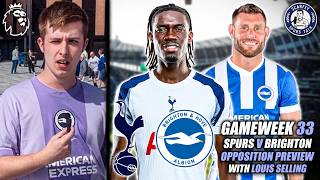 Tottenham Hotspur vs Brighton: Opposition Preview with Louis Selling