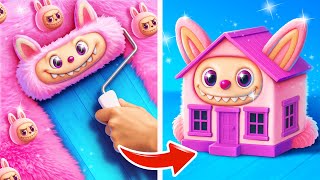 Мы построили ГИГАНСКУЮ ЛАБУБУ! Меня удочерила Лабубу!