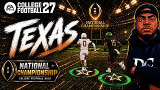 Trying To Win A National Championship With The Texas Longhorns!