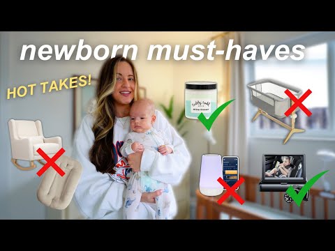 *HOT TAKES* 😱 NEWBORN MUST HAVES as a first time mom (& products you DON'T need!)