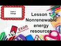Energy Conversion and Resources