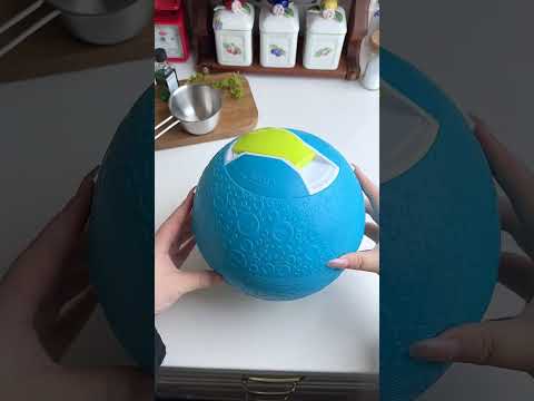 Ice cream is made inside this new type of football #shortvideo