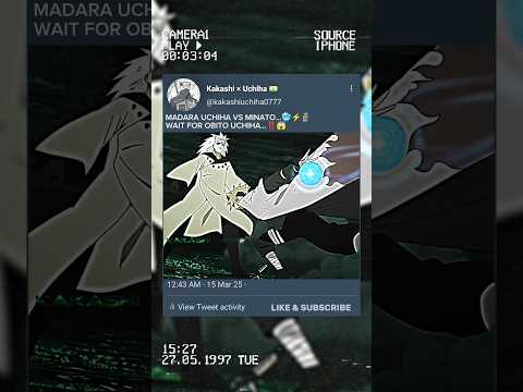 MADARA UCHIHA VS MINATO ⚡🗿