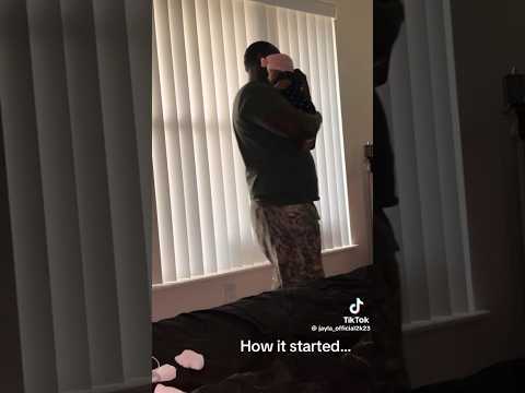 Adorable baby Cry’s for daddy and stops once he picks her up?❤️#adorablebabymoments