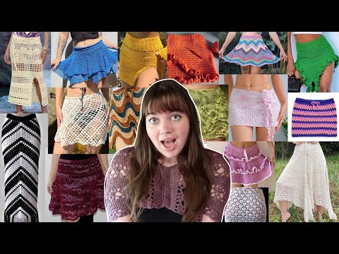 50+ SKIRTS ONLY crochet ideas with free patterns (beginner friendly)