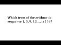 Arithmetic Sequences and Their Properties