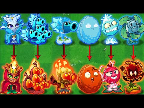 Pvz 2 Discovery - All New Old & Red Blue Have Same Shapes in Game