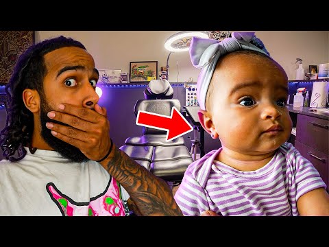 GETTING MY DAUGHTER EAR PIERCED WITHOUT HER MOM KNOWING!