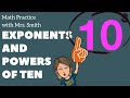 Expressing Powers of 10 with Exponents