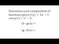 Function Composition and Simplification