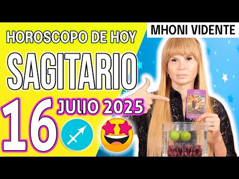 SAGITARIO ♐ DE INFARTOOO❗️😱PROXIMAS 48 HORAS⏳🔮HOROSCOPO De Hoy 16 De JULIO 2025 | Mhoni Vidente