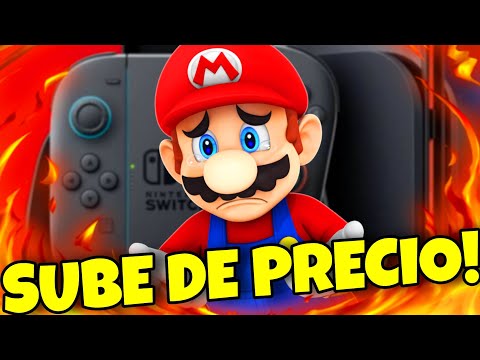 ⚠️NOTICIAS EPICAS!!!!!⚠️:😱NINTENDO SWITCH SUBIRÁ SUS PRECIOS!!!!!😱🔥TE DECIMOS DONDE Y CUANDO!!!!🔥