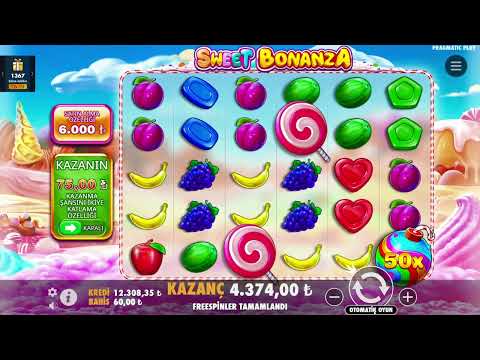 Slot Sweet Bonanza Düşük Kasa l sadece ''60TL'YE 16.000 VURDUK l 60'LA OYUNUN GÜCÜNÜ GÖSTERDİK