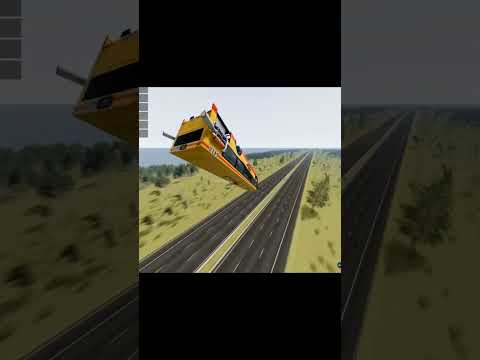 Bus Crashes ☠️ #shorts #short #cars #edit #editing #beamng #beamngdrive