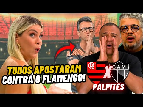 PALPITES FLAMENGO X ATLÉTICO-MG | IMPRENSA DEBATE e CRAVAM GALO FAVORITO CONTRA O FLA | JOGO ABERTO