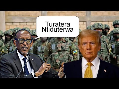 Umva Ibyo P.Kagame Avuze Kuri Trump Wiyemeje Kwirukana RDF Muri Congo Uyu Mwaka 2025