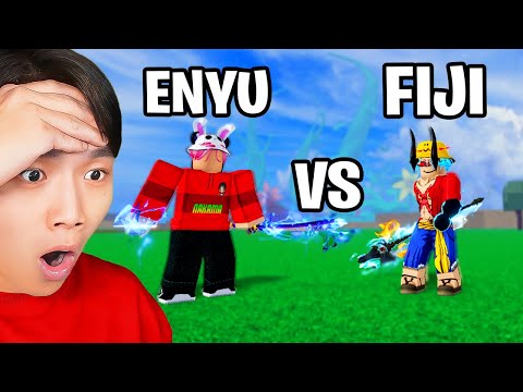 MeEnyu vs imFiji in Blox Fruits PvP (Update 24)