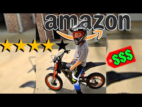 I Surprised  Him With Amazon's CHEAPEST E-Bike!! (He Almost Crashed)