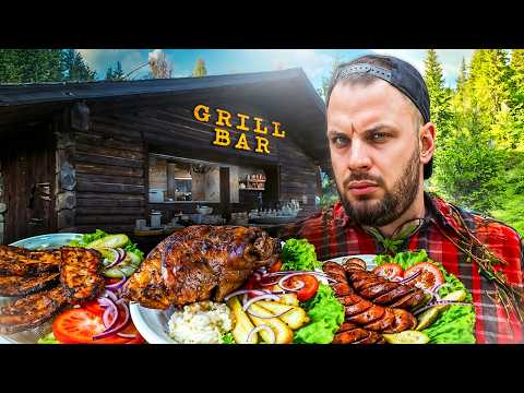 UKRYTY BAR W ŚRODKU LASU