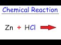 Zinc and Hydrochloric Acid Reactions