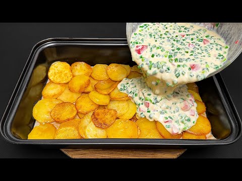 Das beste Kartoffelrezept von meiner Großmutter! Wir kochen immer nach diesem schnellen Rezept!