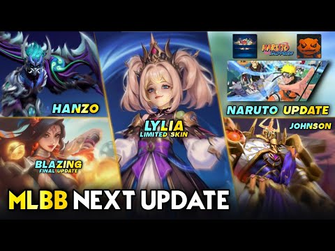 LYLIA LIMITED SKIN | NARUTO UPDATE | NEW HANZO & UPCOMING SKINS - Mobile Legends: Bang Bang