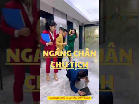 Chủ tịch bị ứng viên ngáng chân ngã và cái kết đắng #shorts