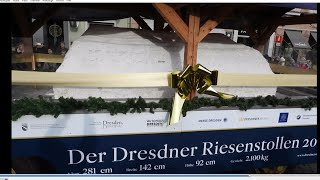 30. Umzug "Dresdner Riesenstollen" / Dresdner Stollenfest 2025: 2,1 Tonnen Gewicht - 2,8 m Länge 👨‍🍳