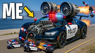 $1 to $1,000,000 Rocket Police Car