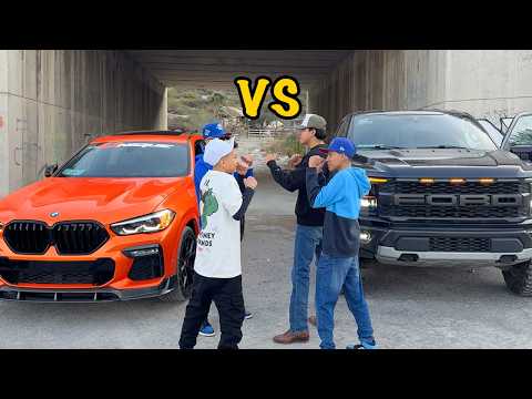 CORRI MI FORD RAPTOR CONTRA UNA BMW X6 M(*APOSTAMOS LOS PAPELES*)//Dani Universe//