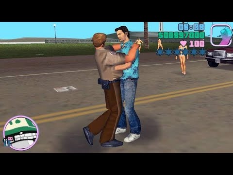 GTA Vice City - funny gameplay Walkthrough in 4K