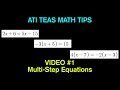 Solving Equations and Operations
