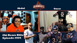 David Montgomery vs  the NFC North, Matt Nagy's Hot Seat, & Fields First Week - Chi Bears Blitz 005