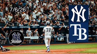 New York Yankees Vs Tampa Bay Rays 7/6/26 Game Highlights