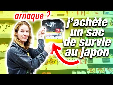 J'achète un sac de survie au Japon et il manque pleins de trucs ?!