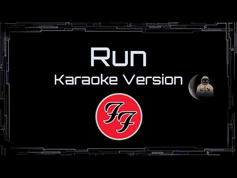 Foo Fighters • Run (CC Karaoke / Instrumental)