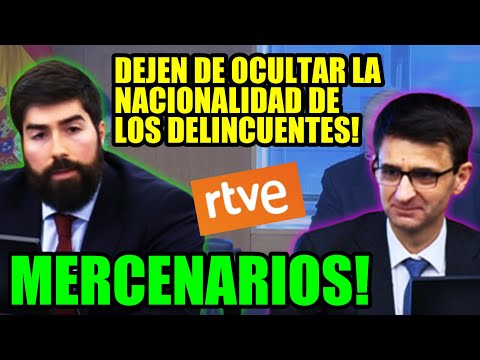 VOX ACORRALA al NUEVO DIRECTOR de TVE y LE DEJA EN PELOTAS por OCULTAR LA NACIONALIDAD de CRIMINALES