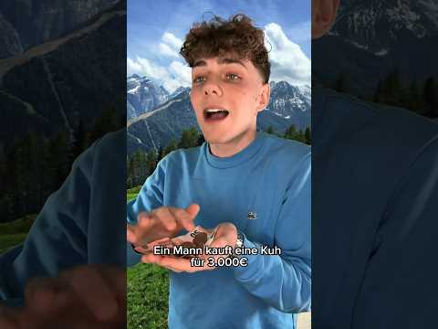 Der SCHLAUSTE Junge der WELT…! 🌍😱 #geld #comedy #kuh #comedy
