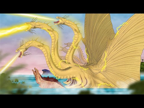 MONSTERS FUSION | Kamadorah | King Ghidorah x Kamata-kun : ANIMATION
