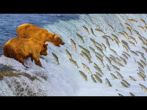 MIGRASI HEWAN PALING BERBAHAYA: Jutaan Salmon dan Wildebeest Melintasi Neraka Planet Bumi